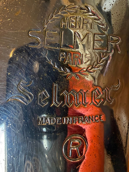 Vintage Selmer Mark VI engraving silver plated