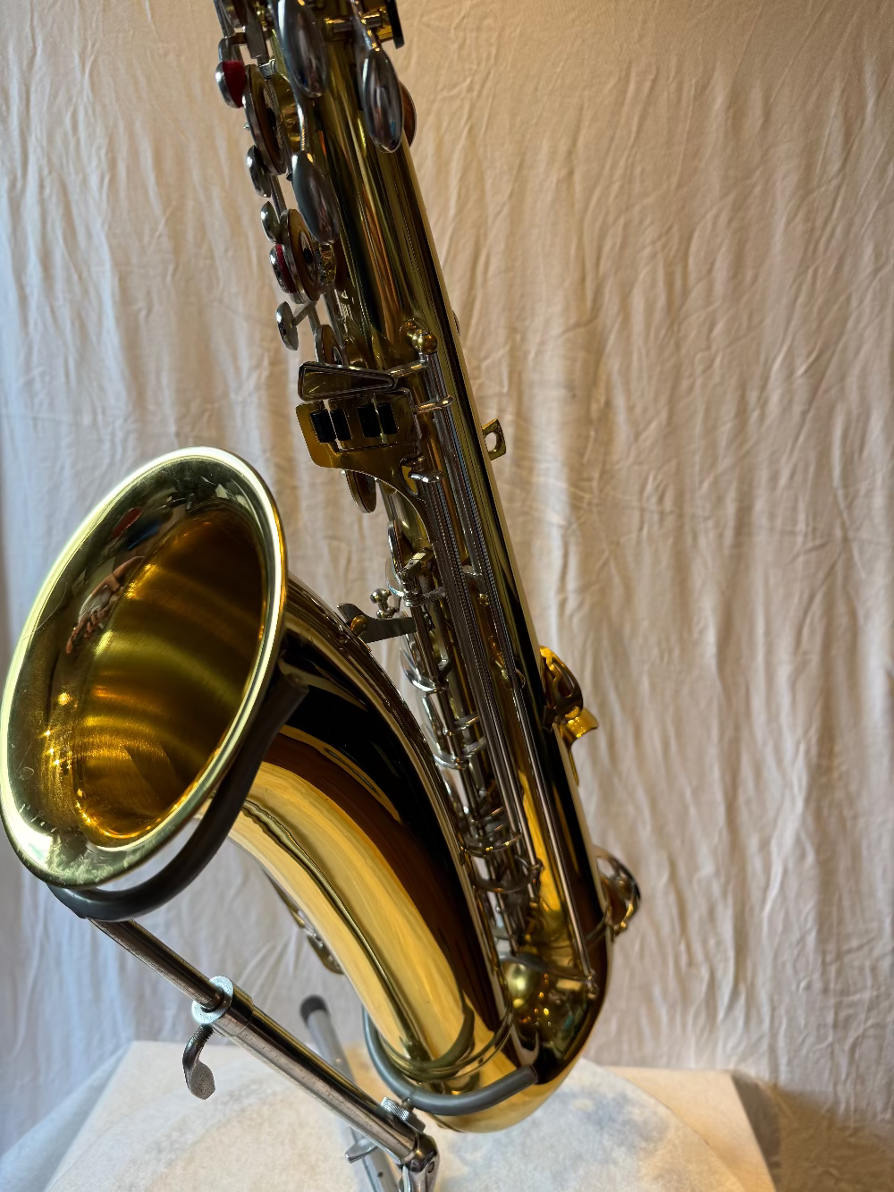 Weltklang soloist tenor saxofoon detail foto