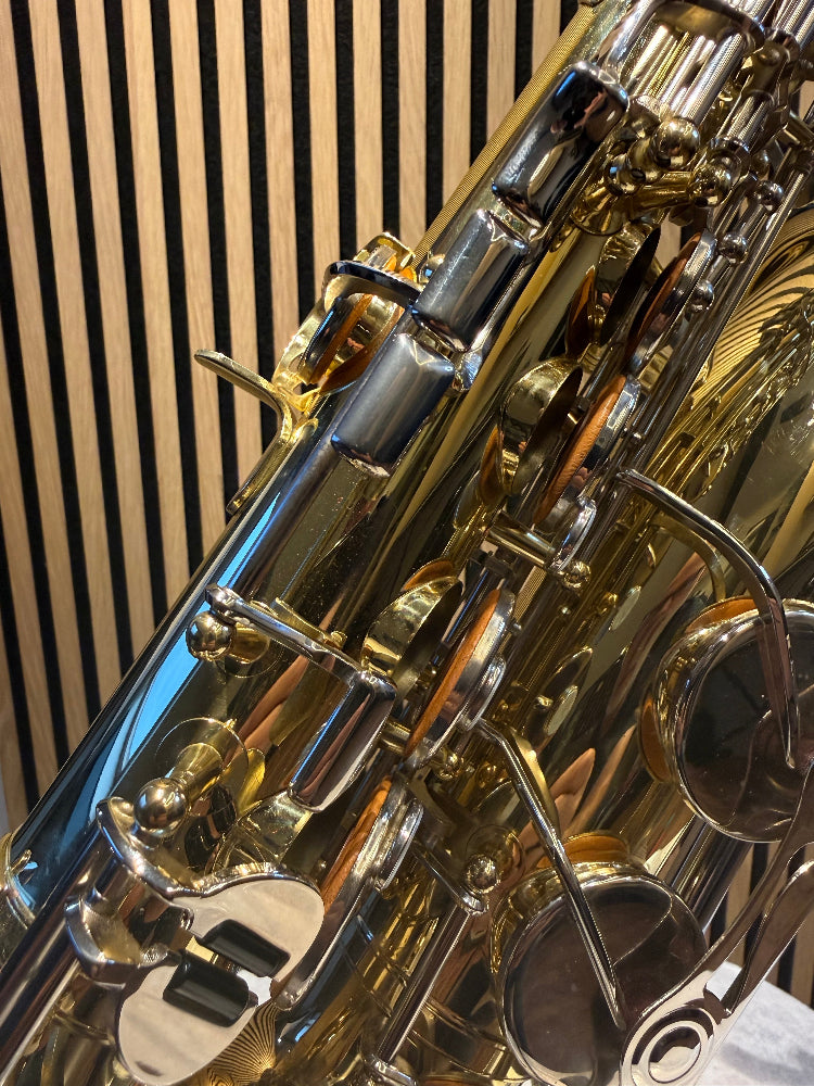 Yamaha YAS-23 keywork detail with pearl touchpieces