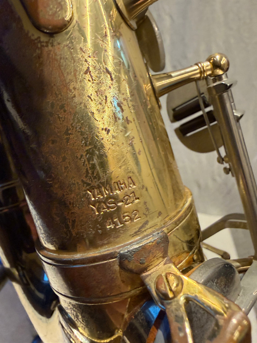 Yamaha YAS21 alt saxofoon serienummer