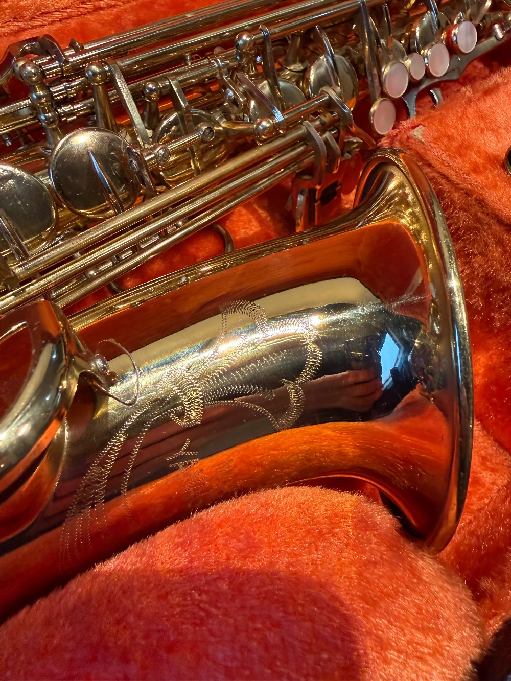 Yanagisawa alt saxofoon A6 gravure