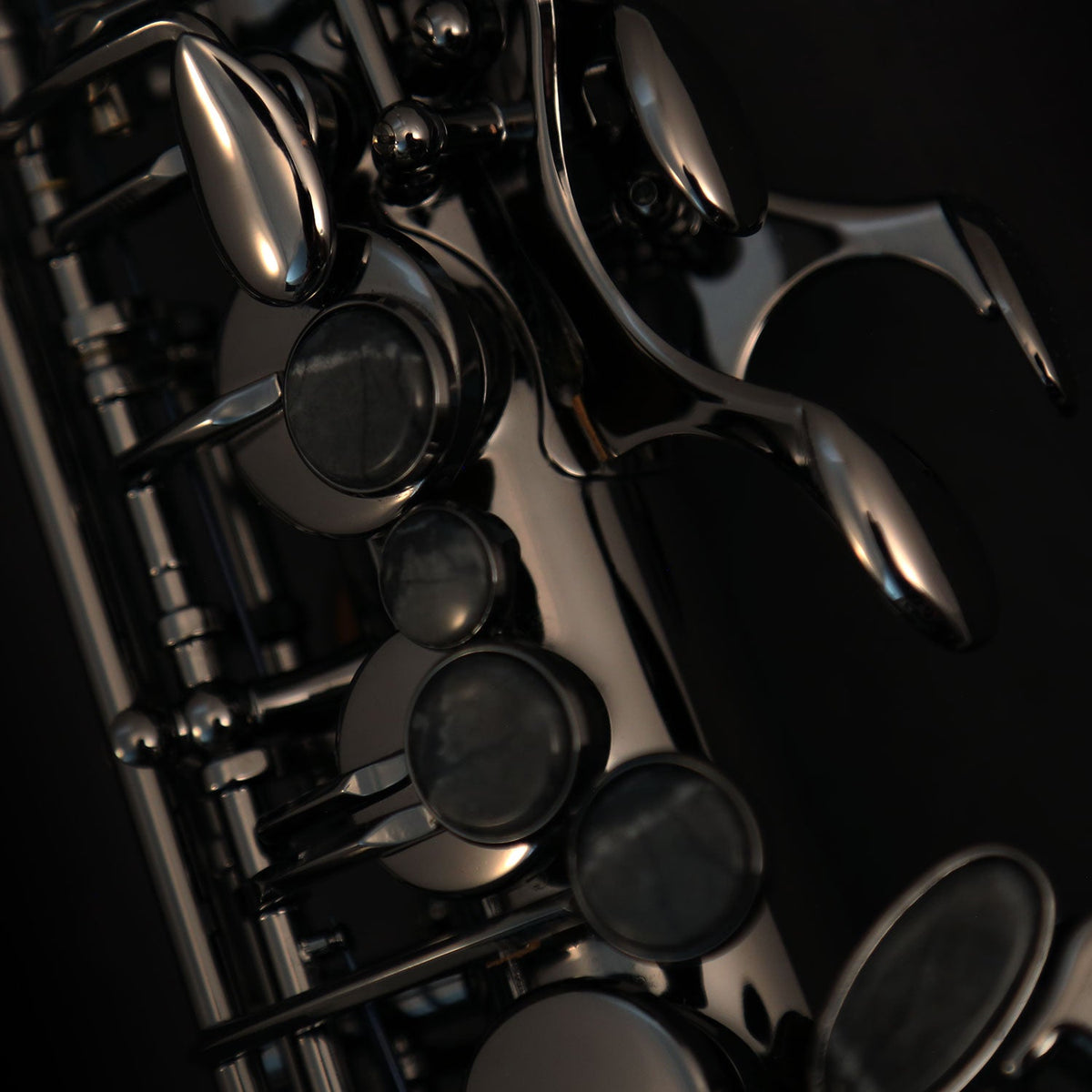 Cannonball B5-B baritone saxophone – Polished Black Nickel