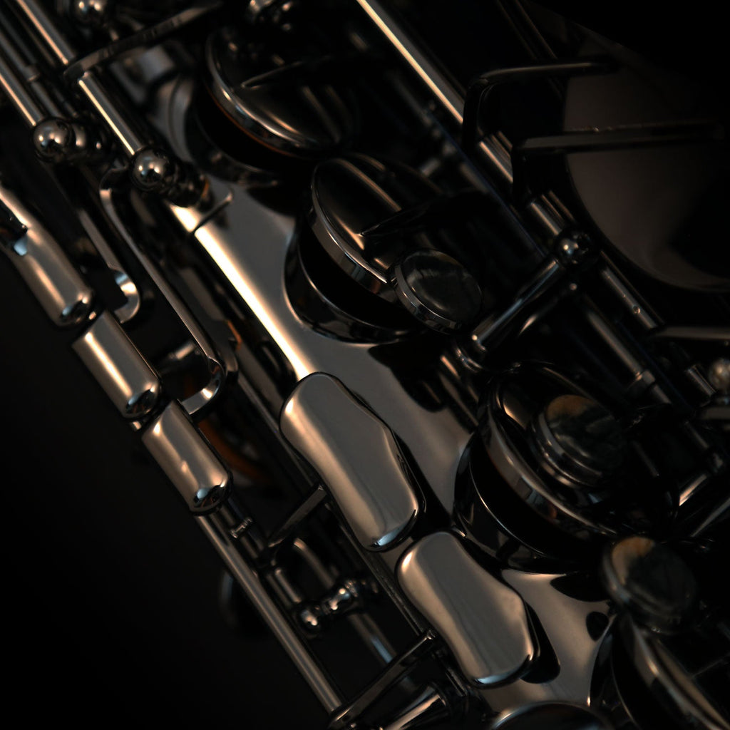 Cannonball B5-B baritone saxophone – Polished Black Nickel