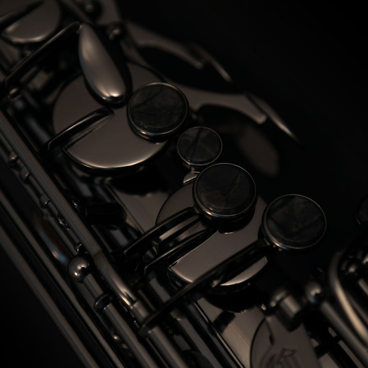 Cannonball B5-B baritone saxophone – Polished Black Nickel