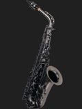 Cannonball A5-B Ice B Big Bell Stone Series alto saxophone – Raven iced black finish