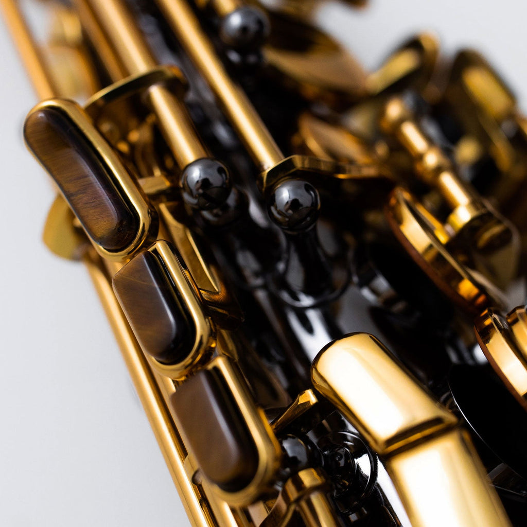 Cannonball S5-BL soprano saxophone – Black Nickel / Gold Lacquer Keys
