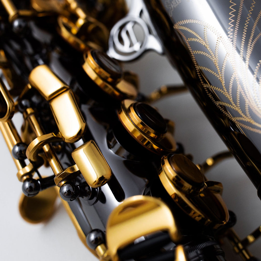 Cannonball S5-BL soprano saxophone – Black Nickel / Gold Lacquer Keys