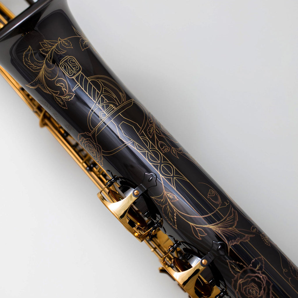 Cannonball T5-BL tenor saxophone – Black Nickel / Gold Lacquer Keys