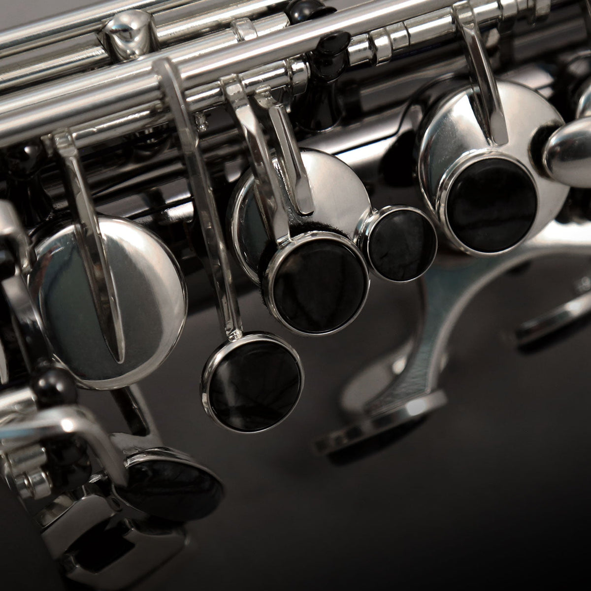 Cannonball B5-BS baritone saxophone – Black Nickel / Silver-Plated Keys