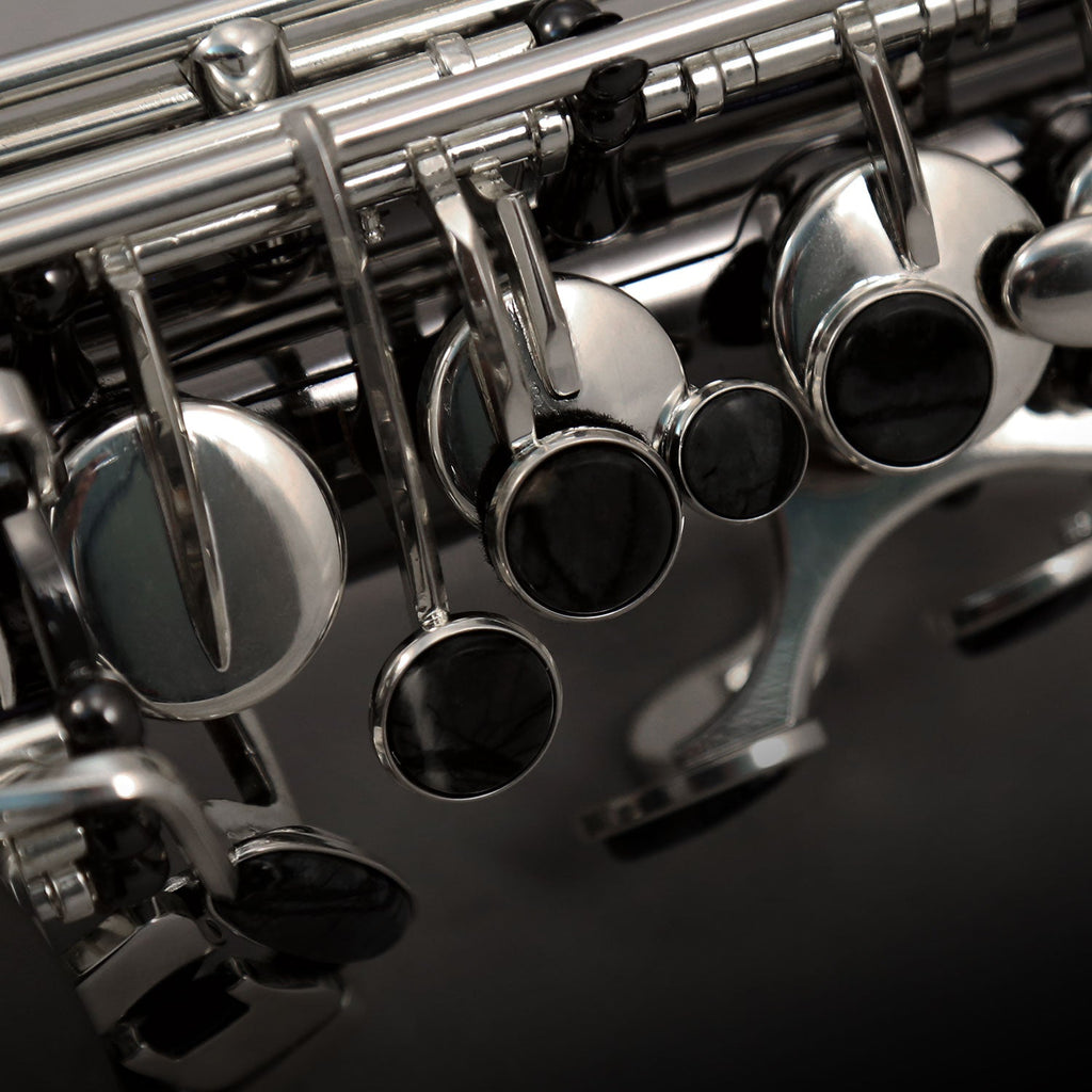 Cannonball S5-BS soprano saxophone – Black Nickel / Silver-Plated Keys
