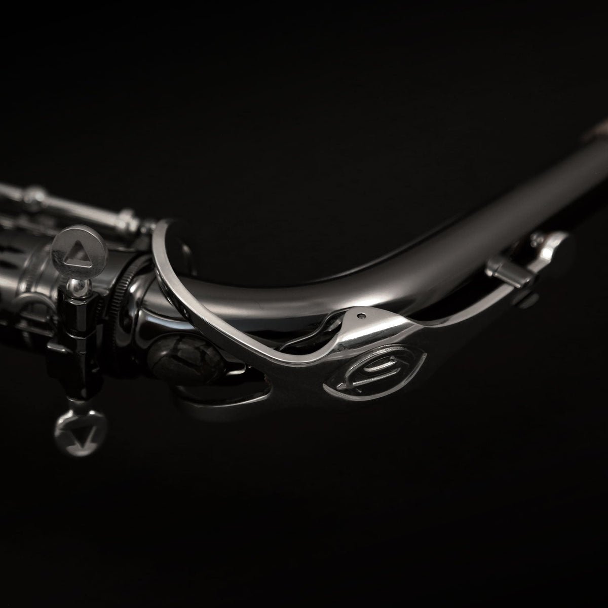 Cannonball B5-BS baritone saxophone – Black Nickel / Silver-Plated Keys