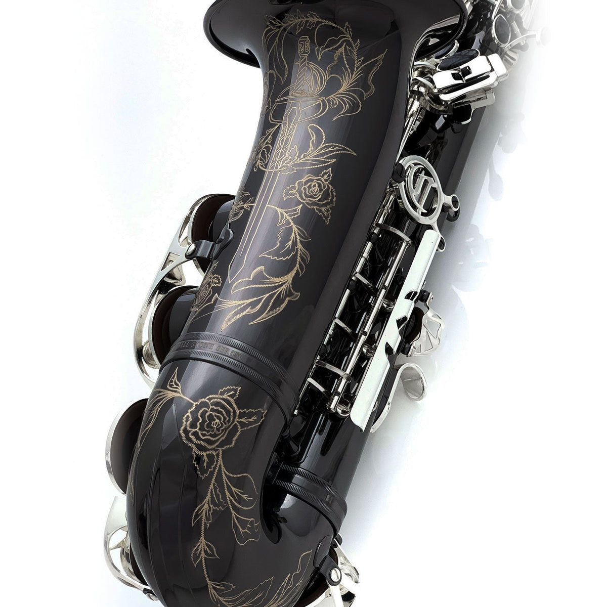 Cannonball T5-BS tenor saxophone – Black Nickel / Silver-Plated Keys