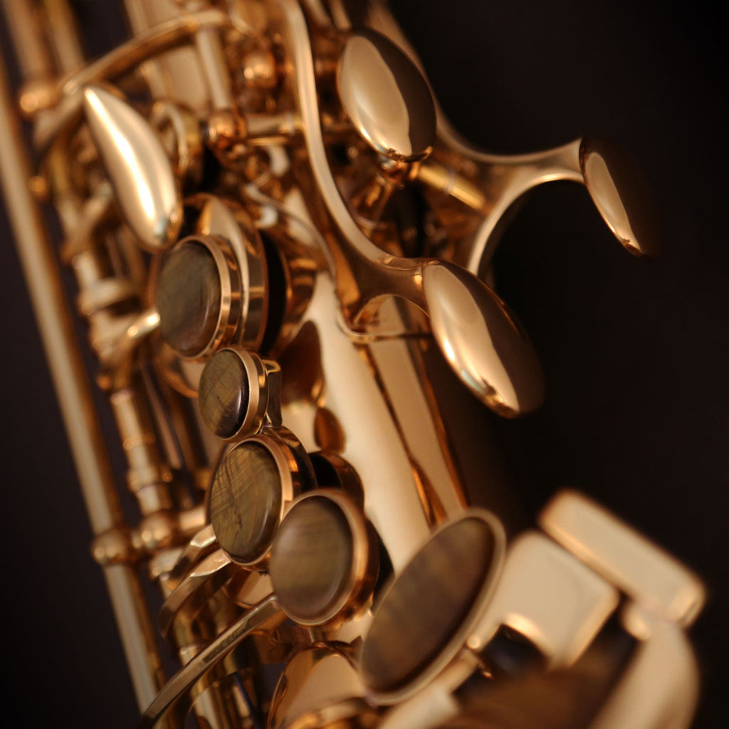 Cannonball T4-L tenor saxophone side keywork detail