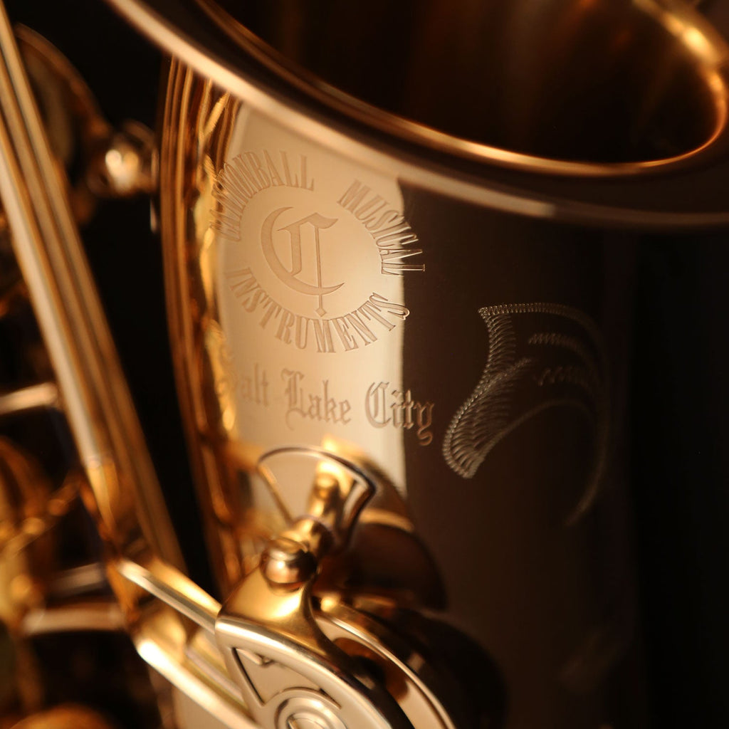 Cannonball B5-L baritone saxophone – Rich Gold Lacquer