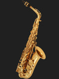 Cannonball A5-L Big Bell Stone Series alto saxophone in Rich Gold Lacquer - product image 1