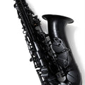 Cannonball A5-M alto saxophone – matte black body and keywork detail