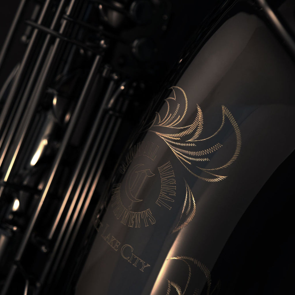 Cannonball B7-B baritone saxophone – Polished Black Nickel