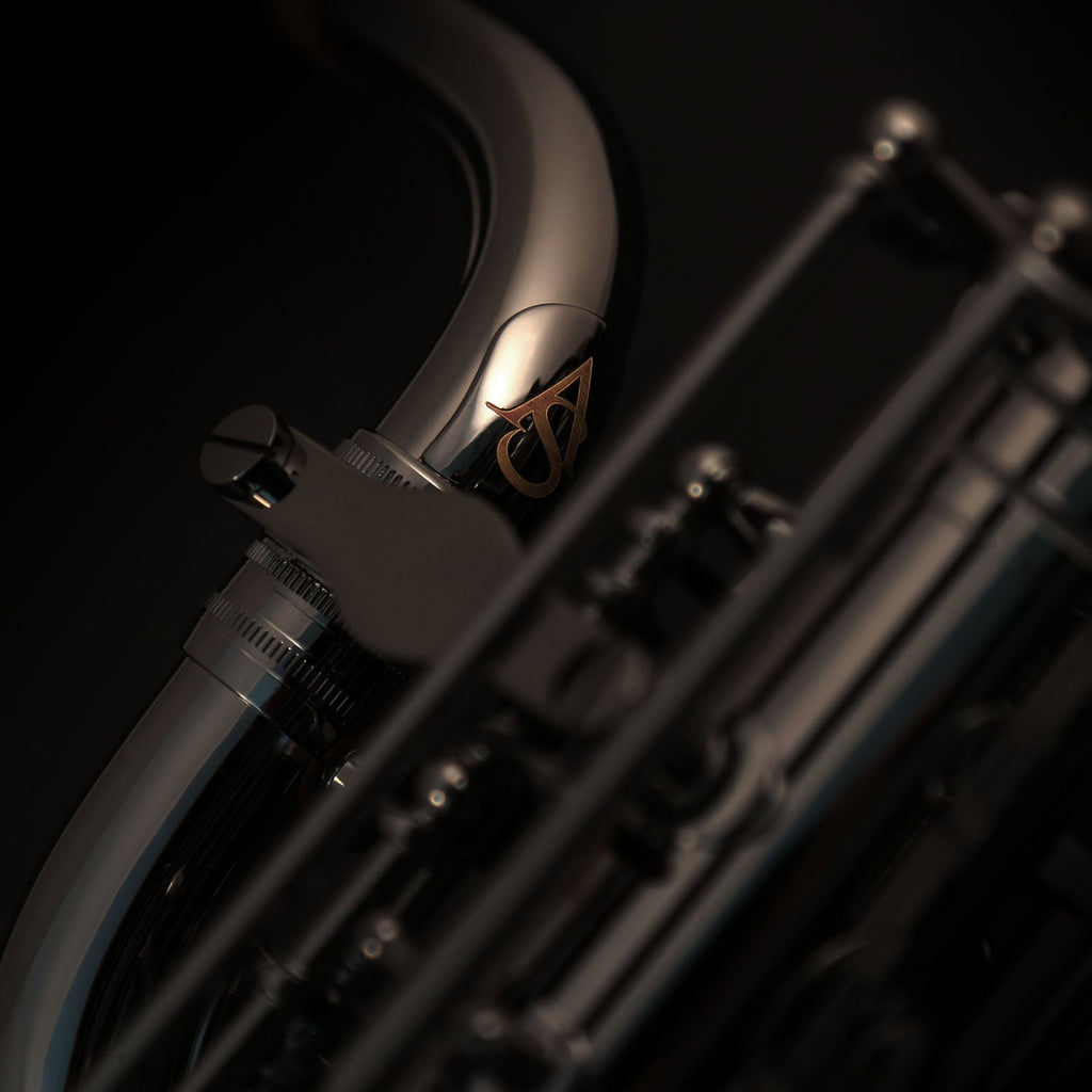 Cannonball B7-B baritone saxophone – Polished Black Nickel