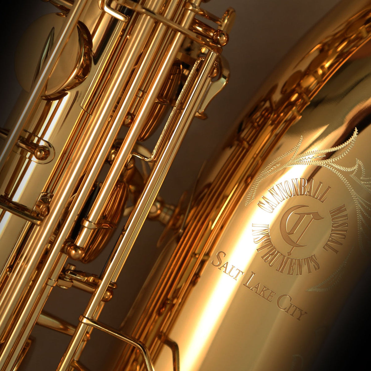 Cannonball B7-L baritone saxophone – Rich Gold Lacquer