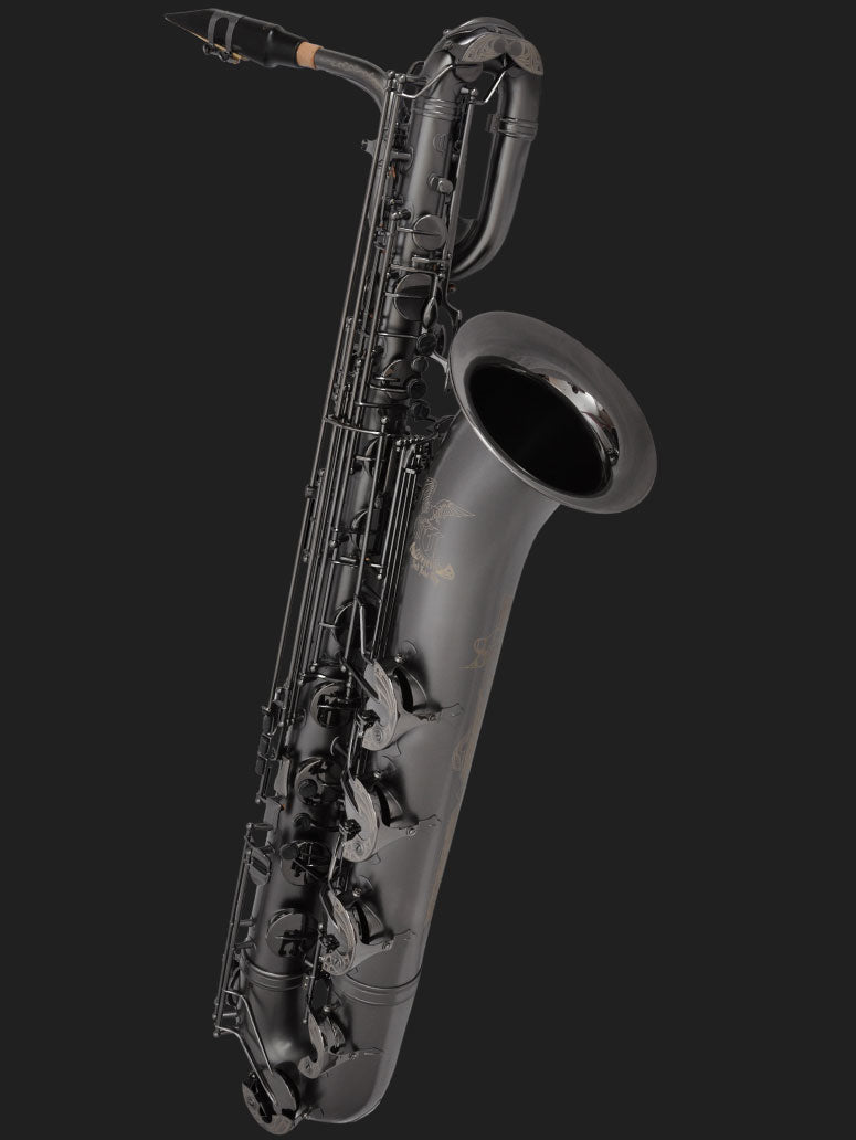 Cannonball B5-B Ice B baritone saxophone – The Raven® Iced Black