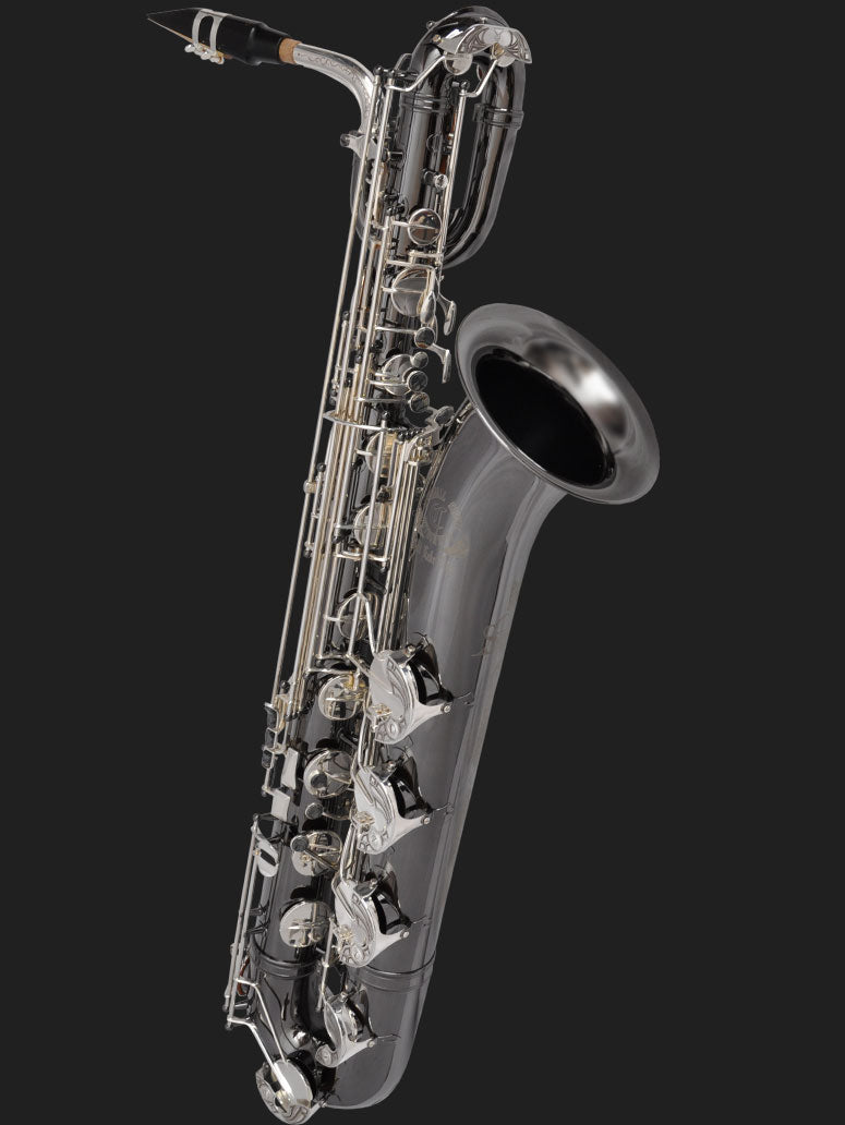 Cannonball B5-BS baritone saxophone – Black Nickel / Silver-Plated Keys