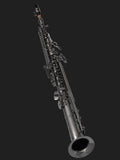 Cannonball SA5-B Ice B Big Bell Stone Series ARC soprano saxophone – The Raven Iced Black