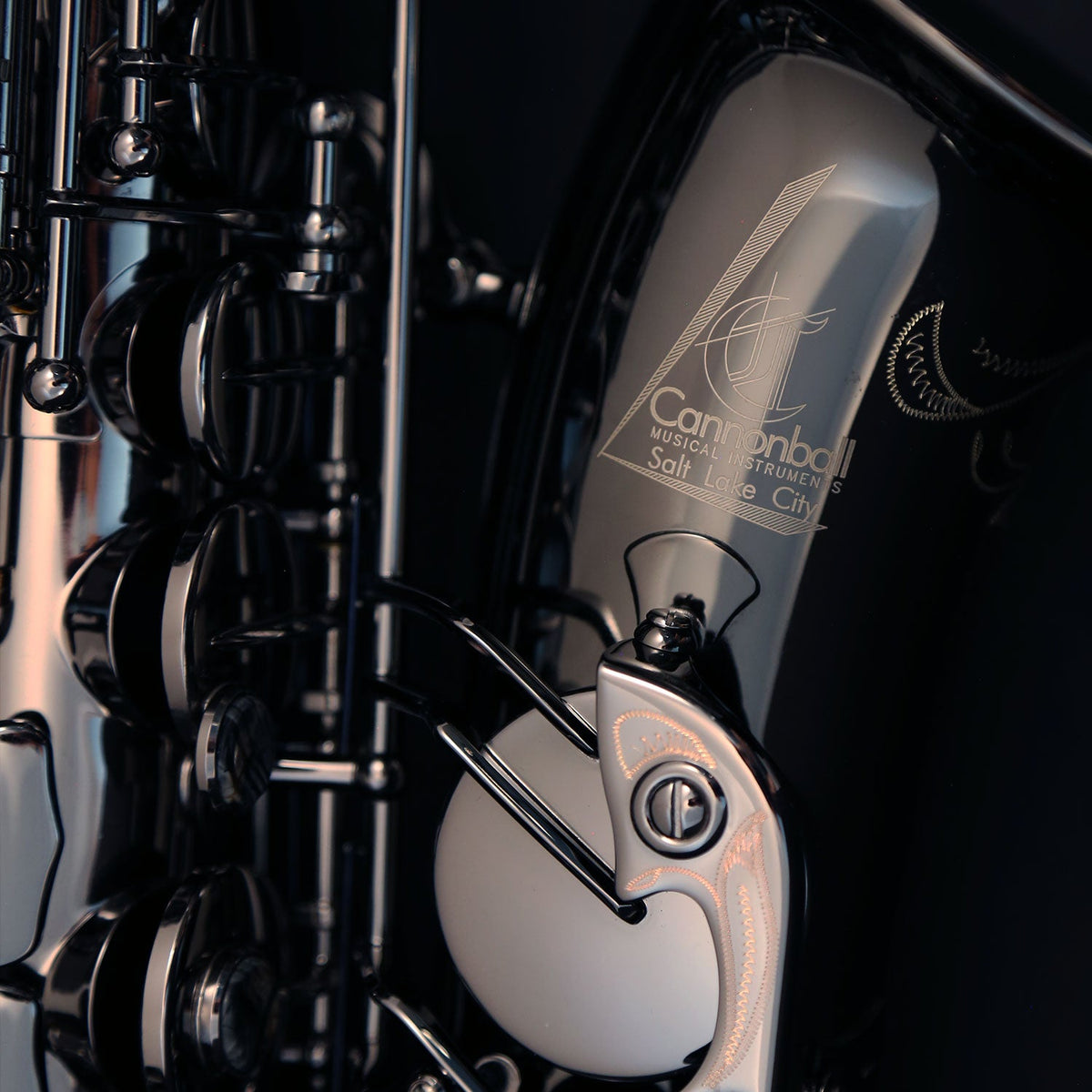 Cannonball GS5-B soprano saxophone – Polished Black Nickel
