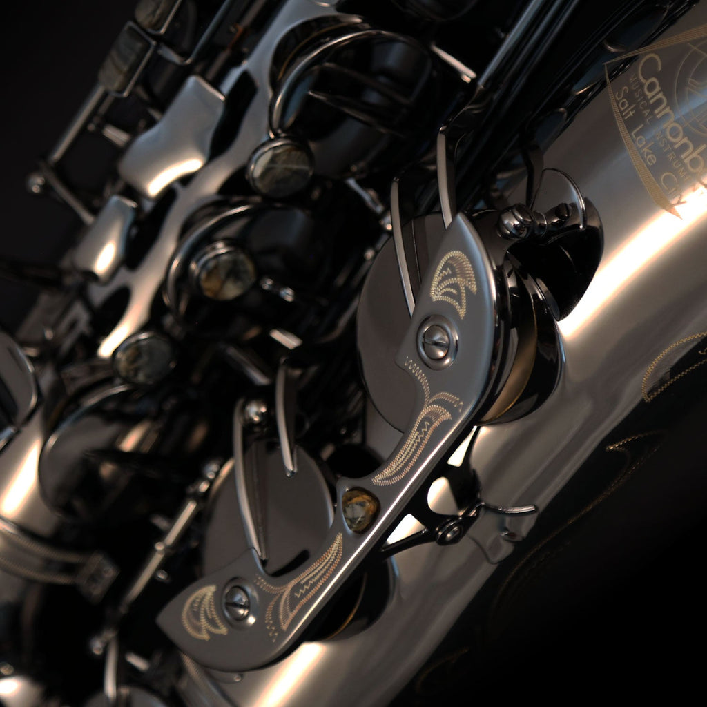 Cannonball GT5-B tenor saxophone – Polished Black Nickel