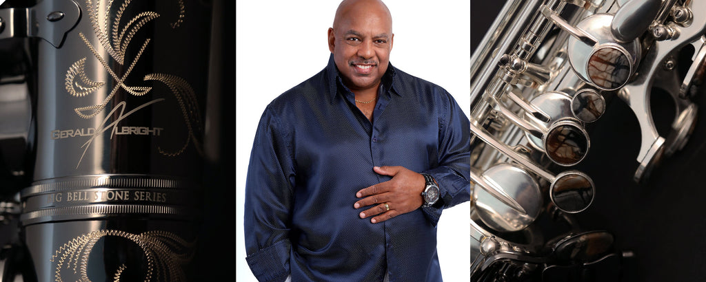 Gerald Albright with Cannonball Gerald Albright Signature Series saxophone