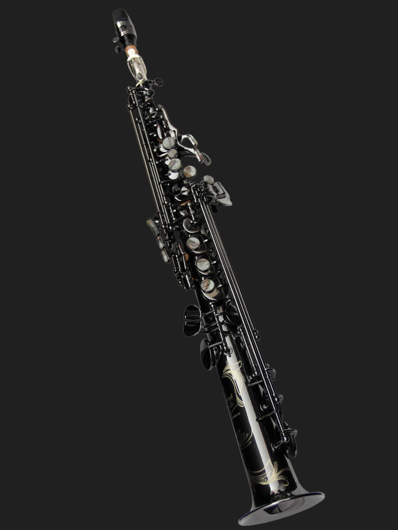 Cannonball GS5-B soprano saxophone – Polished Black Nickel