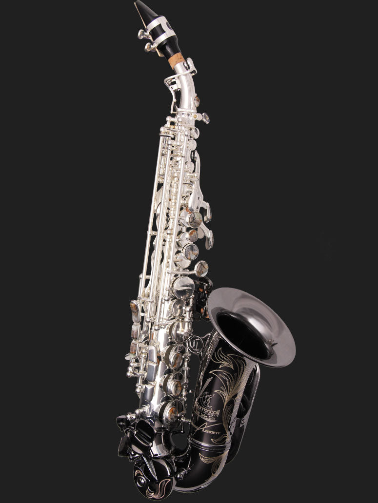 Cannonball GSC5-SB soprano saxophone – Silver-Plated Body / Black Nickel Bell & Bell Keys