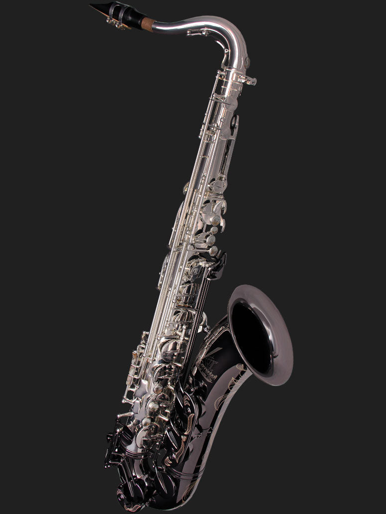 Cannonball GT5-SB tenor saxophone – Silver-Plated Body / Black Nickel Bell & Bell Keys
