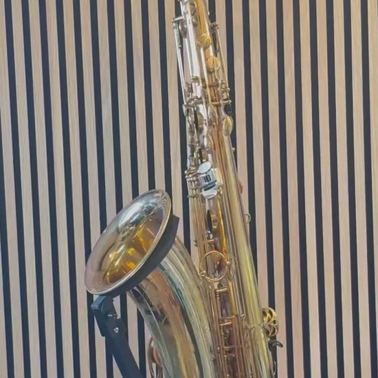 Selmer Mark VI tenor saxophone from 1968 in original gold lacquer shown in a 360-degree product video