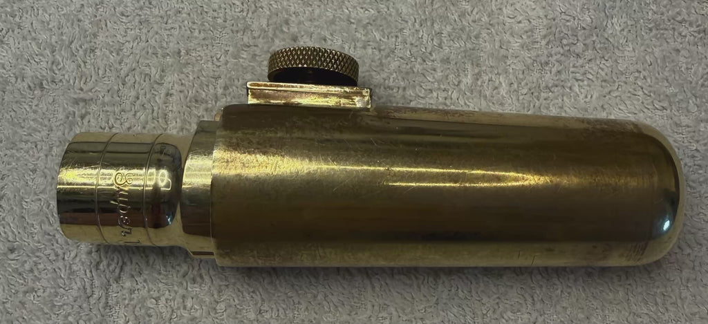 Vintage Otto Link Super Tone Master USA tenor saxophone mouthpiece video