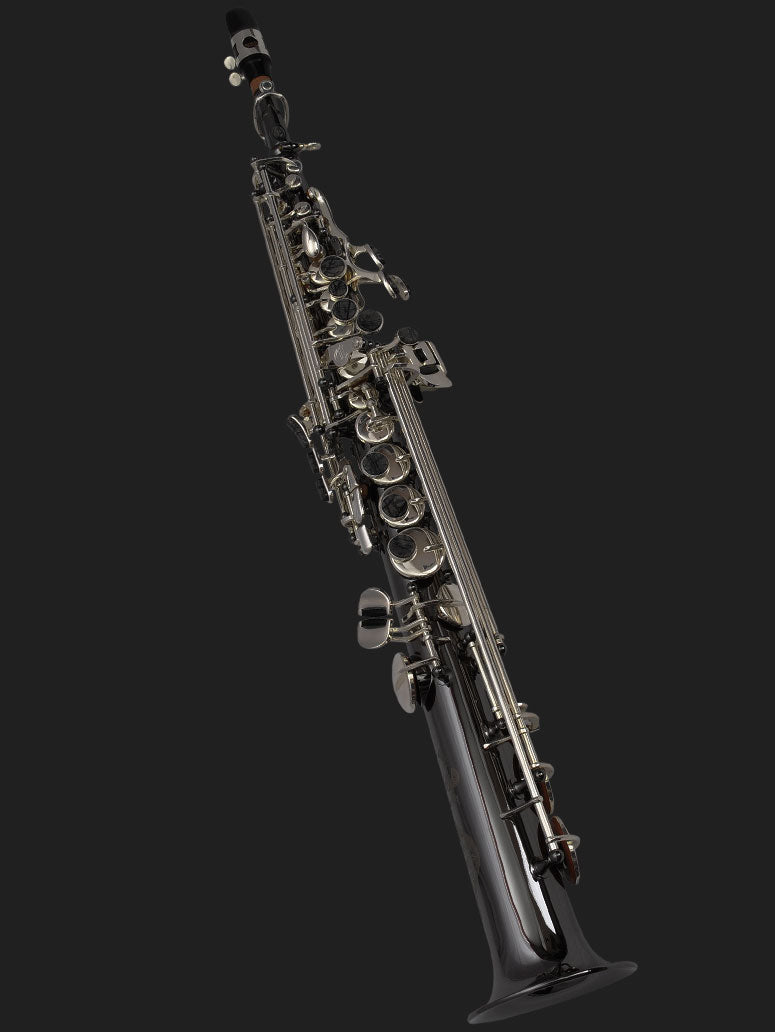Cannonball S5-BS soprano saxophone – Black Nickel / Silver-Plated Keys