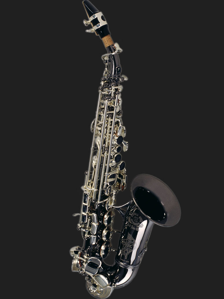 Cannonball SC5-BS soprano saxophone – Black Nickel / Silver-Plated Keys