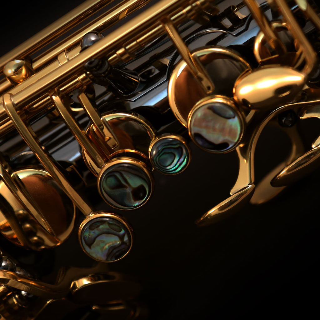 Cannonball AScep-BL alto saxophones – Black Nickel / Gold Lacquer Keys