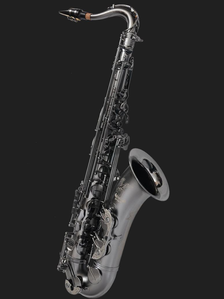 Cannonball T5-B Ice B tenor saxophone – The Raven® Iced Black