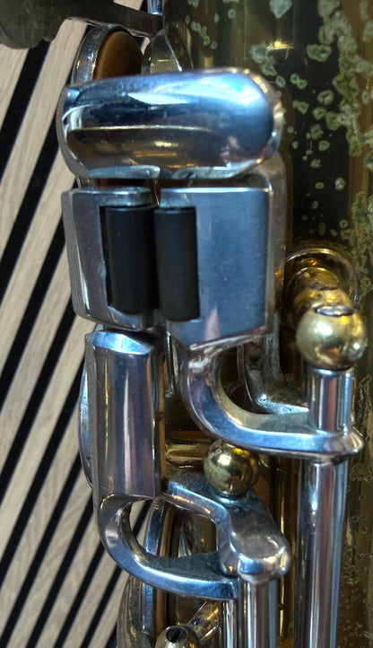 the martin indiana tenor saxophone mechanism detail