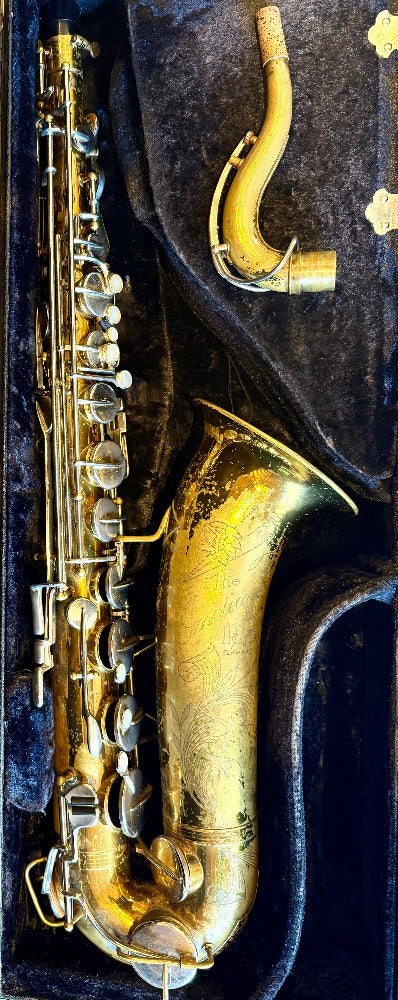 the martin indiana tenor saxophone vintage usa full body