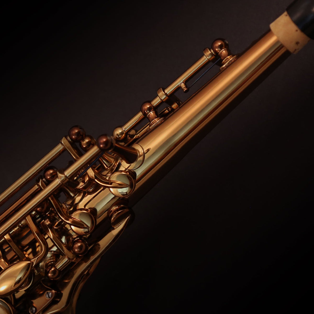 Cannonball SVR-L soprano saxophone – Dark Amber Lacquer