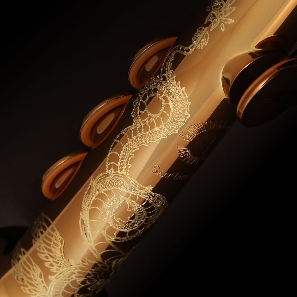 Cannonball SVR-L soprano saxophone – Dark Amber Lacquer