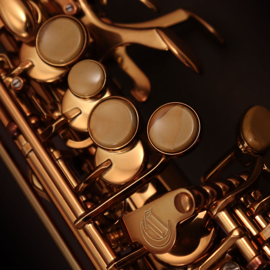 Cannonball SVR-L soprano saxophone – Dark Amber Lacquer
