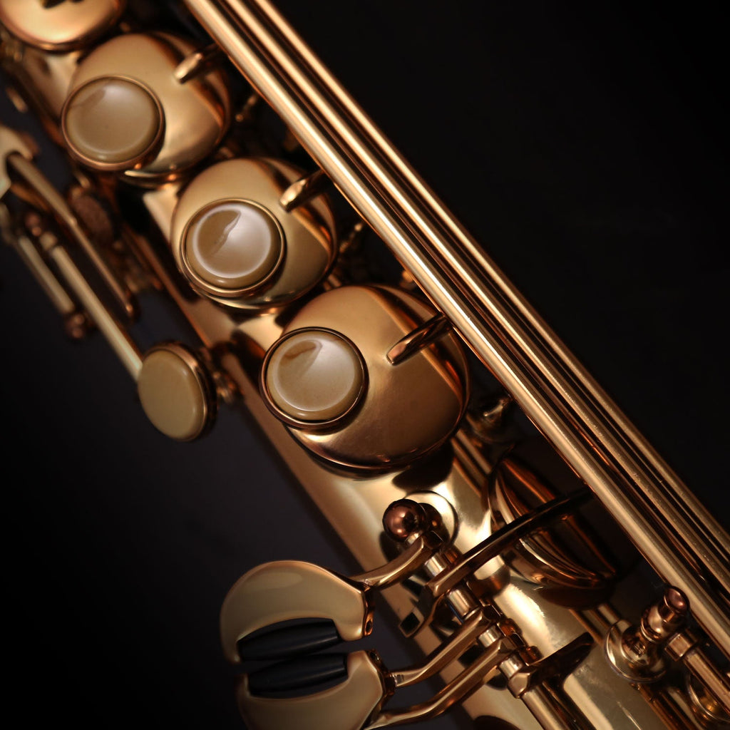 Cannonball SVR-L soprano saxophone – Dark Amber Lacquer